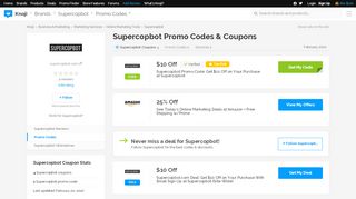 
                            10. $10 Off SUPERCOPBOT Promo Code (+7 Top Offers) Feb 19 ...