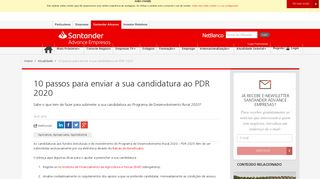 
                            11. 10 passos para enviar a sua candidatura ao PDR 2020