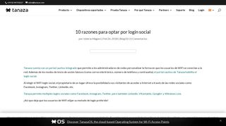 
                            9. 10 razones por qué optar por login social - Tanaza