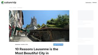 
                            11. 10 Reasons Lausanne is the Most Beautiful City in Switzerland