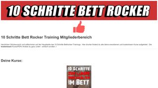 
                            4. 10 Schritte Bett Rocker Training Center — 10schrittebettrocker.com