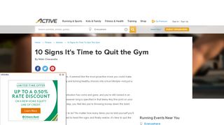 
                            9. 10 Signs It's Time to Quit the Gym | ACTIVE