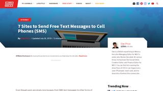 
                            13. 10 Sites to Send Free Text Messages to Cell Phones (SMS)
