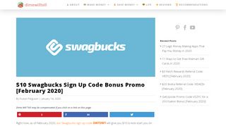 
                            9. $10 Swagbucks Sign Up Code Bonus Promo [February 2019]