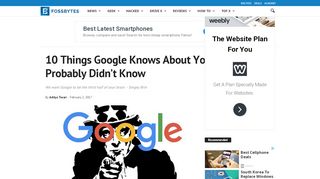 
                            13. 10 Things Google Knows About You That You Probably ...