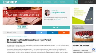 
                            6. 10 things you should expect from your Pardot implementation - The ...