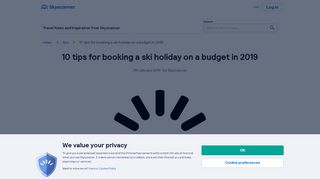 
                            11. 10 tips for booking a ski holiday on a budget in 2019 | Skyscanner