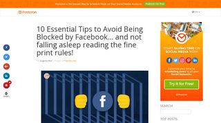 
                            10. 10 Tips to Avoid Facebook Jail or Being Blocked by Facebook