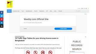
                            7. 10 Traffic Sign Tables for your driving licence exam in Bangladesh ...