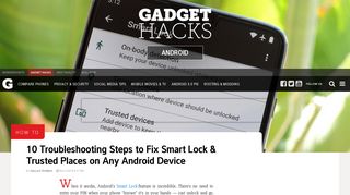 
                            3. 10 Troubleshooting Steps to Fix Smart Lock & Trusted Places on Any ...