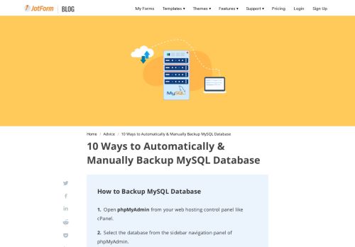 
                            7. 10 Ways to Automatically & Manually Backup MySQL Database | The ...