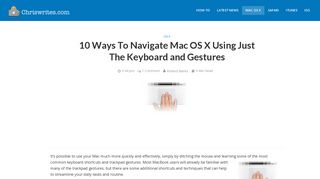 
                            12. 10 Ways To Navigate Mac OS X Using Just The Keyboard and Gestures