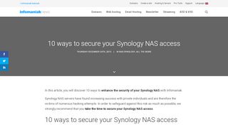 
                            8. 10 ways to secure your Synology NAS access