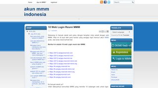 
                            10. 10 Web Login Resmi MMM ~ akun mmm indonesia