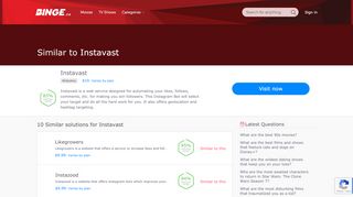 
                            12. 10+ Websites Like Instavast - Best Instavast Alternatives & Similar ...