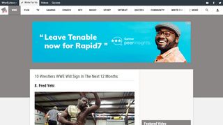 
                            12. 10 Wrestlers WWE Will Sign In The Next 12 Months – Page 3