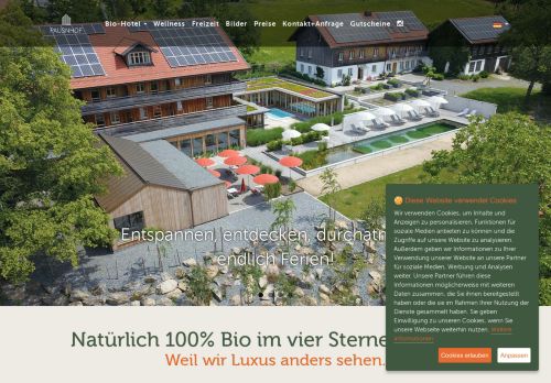 
                            2. 100% Bio - 4 Sterne Wellnesshotel Bayerischer Wald mit ...