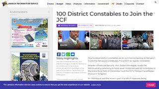 
                            11. 100 District Constables to Join the JCF - Jamaica Information Service