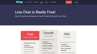 
                            9. 100% Free Live Chat Solution for Businesses | Pure Chat