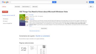 
                            4. 100 Things You Need to Know about Microsoft Windows Vista