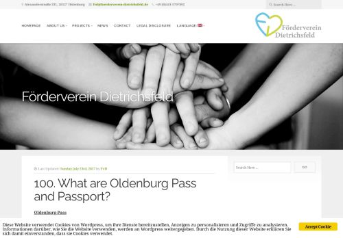 
                            11. 100. Was sind OldenburgPass und Ferienpass? – Förderverein ...