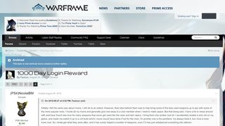 
                            6. 1000 Day Login Reward - Page 4 - General - Warframe ...