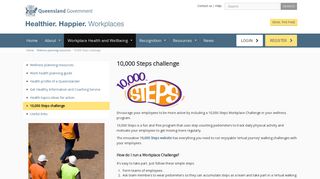 
                            6. 10,000 Steps challenge - Healthier. Happier. Workplaces