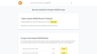 
                            1. 10.0.0.2 - Huawei HG532f Router login and password - modemly