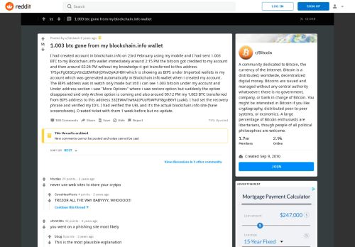 
                            12. 1.003 btc gone from my blockchain.info wallet : Bitcoin - Reddit
