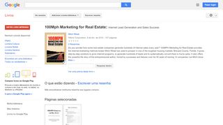 
                            10. 100Mph Marketing for Real Estate: Internet Lead Generation and Sales ...