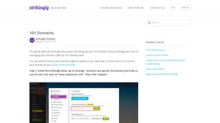 
                            2. 101 Domains – Strikingly Help Center