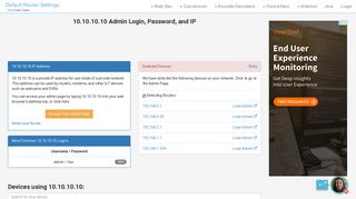 
                            1. 10.10.10.10 Admin Login, Password, and IP - Clean CSS