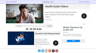 
                            3. 10.101.0.24 IP address information - InfoByIp.com