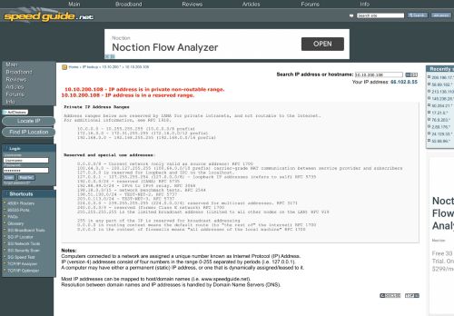 
                            2. 10.10.200.108 IP Address Location | SG IP network tools - SpeedGuide
