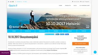 
                            3. 10.10.2017 Ekosysteemipäivä Oppia.fi - e-commerce of learning