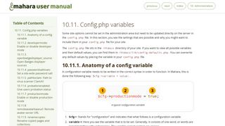 
                            9. 10.11. Config.php variables — Mahara 16.10 user manual