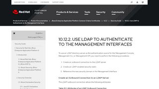 
                            3. 10.12.2. Use LDAP to Authenticate to the Management Interfaces ...