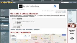 
                            3. 103.42.84.3 IP Address Location | SG IP network tools - SpeedGuide