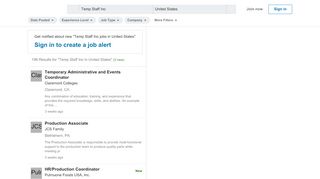
                            11. 105 Temp Staff Inc Jobs | LinkedIn