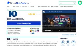 
                            7. 10bet casino byr på rause bonuser på casino og sportsbook