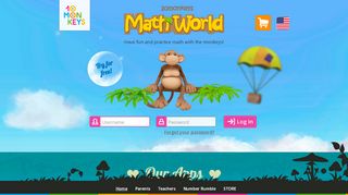 
                            3. 10monkeys.com: Have fun and practice math with the monkeys!