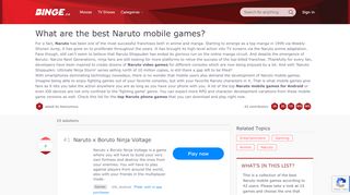 
                            3. 11 Best Naruto Mobile Games 2019 - Softonic