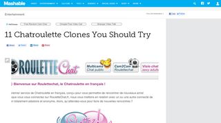 
                            4. 11 Chatroulette Clones You Should Try - Mashable