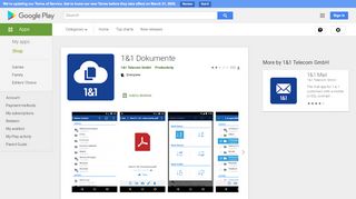 
                            8. 1&1 Dokumente – Apps bei Google Play