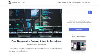 
                            1. 11 Free Responsive Angular 2 Admin Templates - Creative Tim's Blog