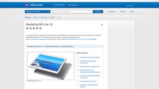 
                            5. 1&1 Hilfe Center - MediaPad M3 Lite 10