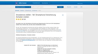 
                            2. 1&1 Hilfe Center - Smartphone defekt - 1&1 Smartphone-Versicherung ...