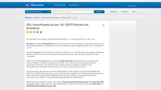 
                            3. 1&1 Hilfe Center - SSL-Verschlüsselung des 1&1 SMTP-Servers als ...