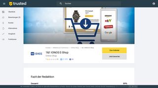 
                            12. 1&1 IONOS E-Shop im Test: Bewertungen & Kosten 2019 im Überblick