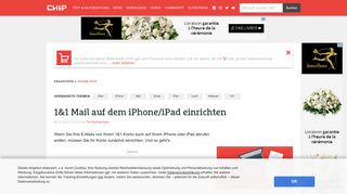 
                            9. 1&1 Mail auf dem iPhone/iPad einrichten - CHIP